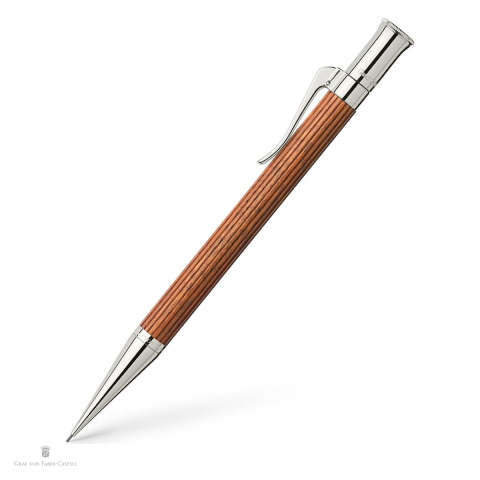 Birotica papetarie - Creion mecanic rotativ Graf von Faber-Castell Classic Pernambuco, mina 0.7 mm B, corp din lemn de pernambuco