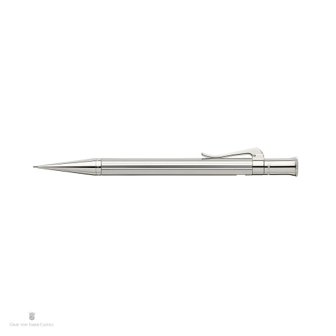 Creion mecanic rotativ Graf von Faber-Castell Classic Platinum, mina 0.7 mm B, placat cu platina [3]
