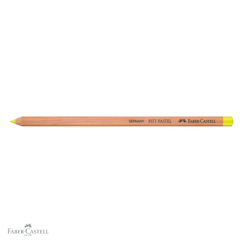 Creion pastel pe baza de ulei Faber-Castell Pitt, galben deschis glazurat, pentru detalii fine si contururi [3]