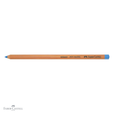 Creion pastel Pitt Faber-Castell, albastru marin deschis, pe baza de ulei, pentru detalii fine si contururi [3]