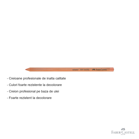 Creion pastel Pitt Faber-Castell, culoare scortisoara, pe baza de ulei, pentru detalii fine si contururi [1]