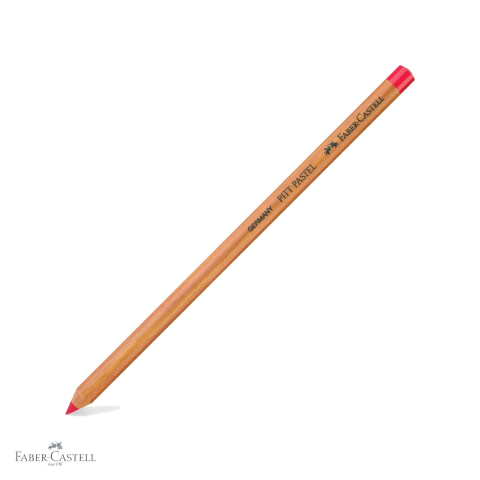 Creioane pastel uleioase - Creion pastel Pitt Faber-Castell, roz carmin, pe baza de ulei, pentru detalii fine si contururi