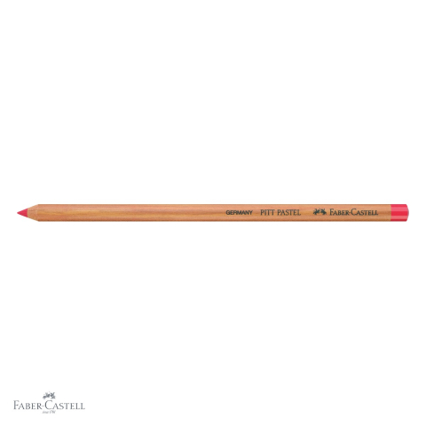 Creion pastel Pitt Faber-Castell, roz carmin, pe baza de ulei, pentru detalii fine si contururi [3]