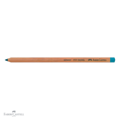 Creion pastel Pitt Faber-Castell, turcoaz cobalt, pe baza de ulei, pentru detalii fine si contururi [3]