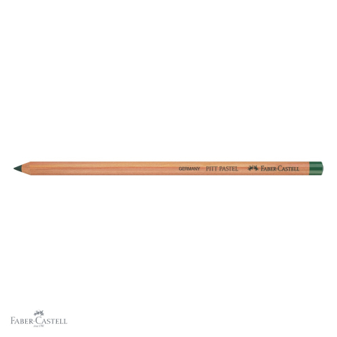 Creion pastel Pitt Faber-Castell, verde ienupar, pe baza de ulei, pentru detalii fine si contururi [3]