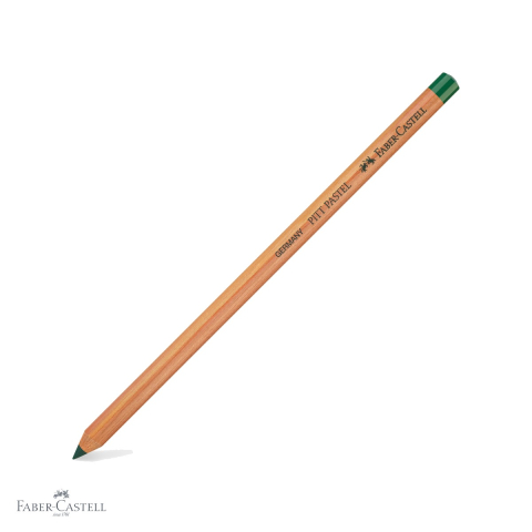 Creioane pastel uleioase - Creion pastel Pitt Faber-Castell, verde ienupar, pe baza de ulei, pentru detalii fine si contururi