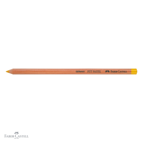 Creion pastel uleios Faber-Castell Pitt, galben Napoli inchis, pentru detalii fine si contururi artistice [3]