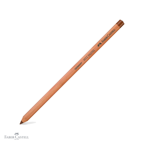 Creioane pastel uleioase - Creion pastel uleios Faber-Castell Pitt Pastell, culoare siena arsa, pentru detalii fine si contururi
