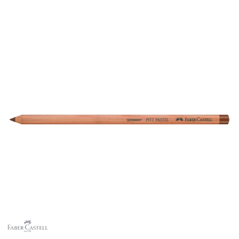 Creion pastel uleios Faber-Castell Pitt Pastell, culoare siena arsa, pentru detalii fine si contururi [3]