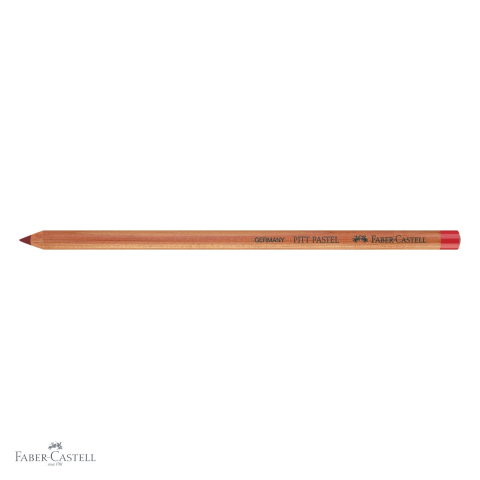 Creion pastel uleios Faber-Castell Pitt, rosu inchis, pentru contururi si detalii fine [3]