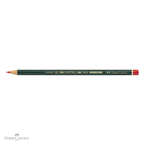 Creion permanent rosu Faber-Castell Castell Document 9609, pentru semnarea documentelor importante [3]
