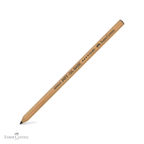 Creioane pastel uleioase - Creion ulei pastel Faber-Castell Pitt, negru extra soft, pentru contururi si detalii fine