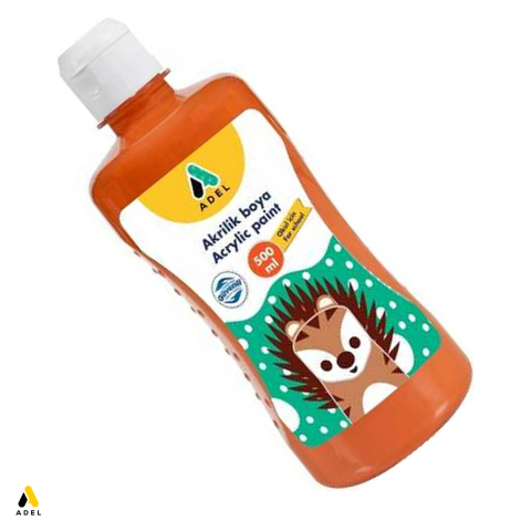 Birotica papetarie - Culoare acrilica Adel, 500 ml, portocaliu