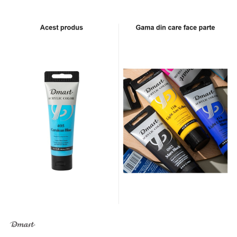 Culoare acrilica Dmast by Pebeo, 75 ml, bleu ciel 405 [4]