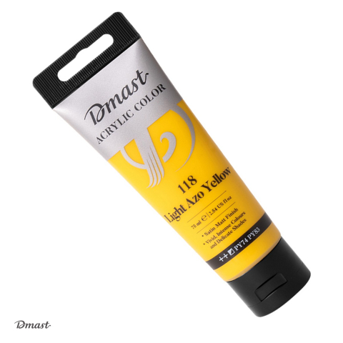 Handmade Creativ si Hobby - Culoare acrilica Dmast by Pebeo, 75 ml, galben deschis 118