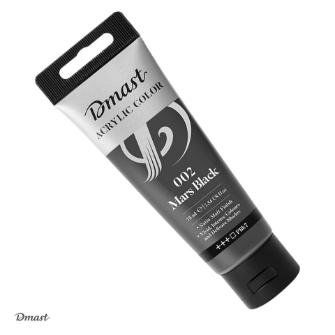 Handmade Creativ si Hobby - Culoare acrilica Dmast by Pebeo, 75 ml, negru marte 002