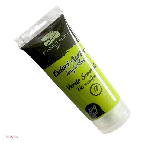 Culori acrilice - Culoare acrilica Pigna Premium SF Art, 200 ml smarald, verde
