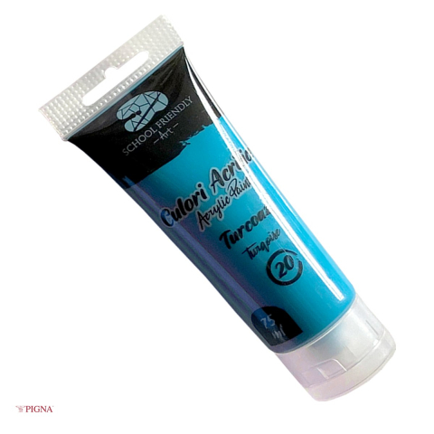 Culori acrilice - Culoare acrilica Pigna Premium SF Art, 75 ml, turcoaz