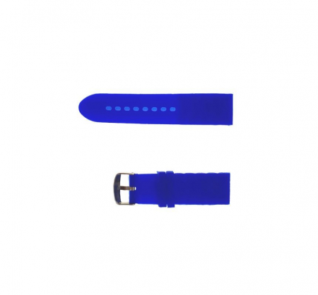 Curea ceas CSC-01BL-24 siliconica, albastra, 24mm [2]
