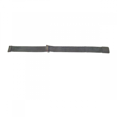 Curea de ceas BK-16 tip bratara, din plasa metal, prindere magnetica, neagra, 16mm [1]