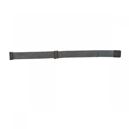 Curea de ceas BK-16 tip bratara, din plasa metal, prindere magnetica, neagra, 16mm [2]