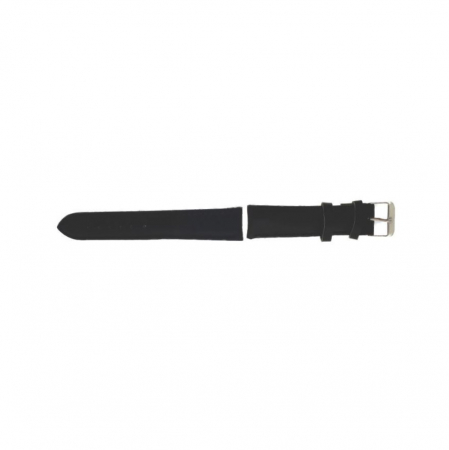 Curea de ceas PB24, piele naturala interior, piele ecologica exterior, neagra, 24mm [3]