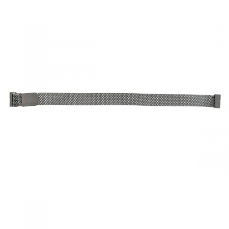 Curea de ceas S-14 tip bratara, din plasa metal, prindere magnetica, argintie, 14mm [2]