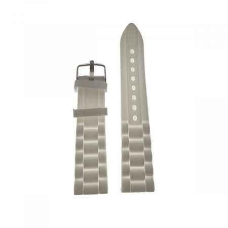 Curea de ceas W18-01 din silicon alb , 18mm [3]