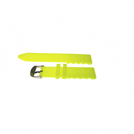 Curea de ceas Y22-01 din silicon galben fluorescent , 22mm [2]