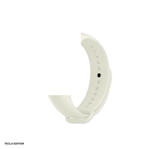 Curele smartwatch - Curea smartwatch pentru Xiaomi Mi Band 3/4, silicon, alb, Deluxe Sport