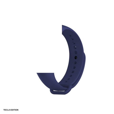 Curele smartwatch - Curea smartwatch pentru Xiaomi Mi Band 3/4, silicon, albastru inchis, Deluxe Sport