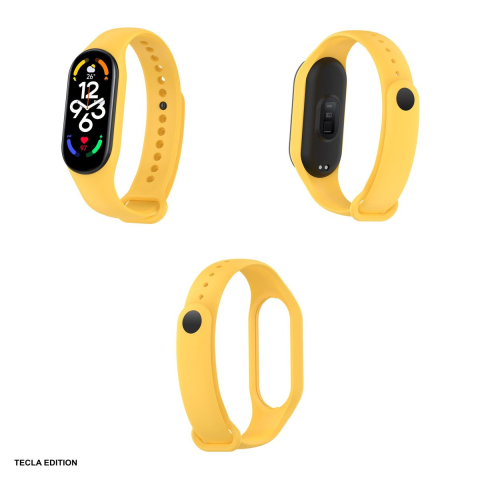 Curea smartwatch pentru Xiaomi Mi Band 5/6, galben [3]