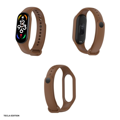 Curea smartwatch pentru Xiaomi Mi Band 5/6, maro [3]