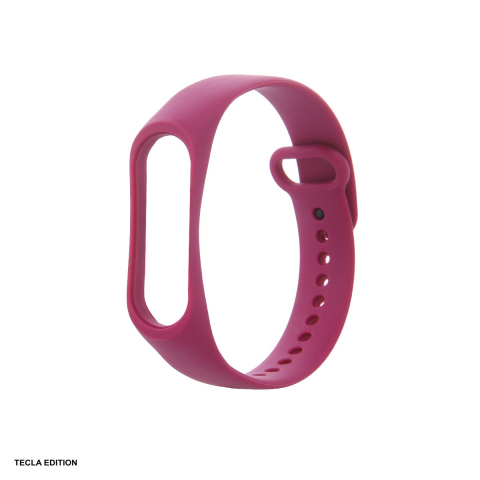 Curele smartwatch - Curea smartwatch pentru Xiaomi Mi Band 5/6, silicon, zmeuriu
