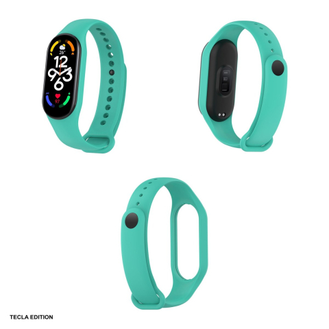 Curea smartwatch pentru Xiaomi Mi Band 5/6, verde menta [3]