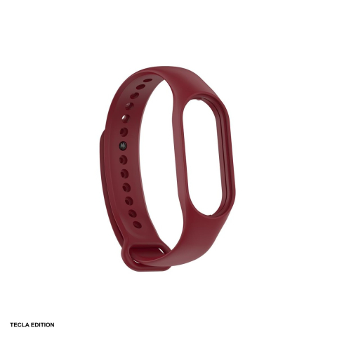 Curele smartwatch - Curea smartwatch pentru Xiaomi Mi Band 5/6, visiniu