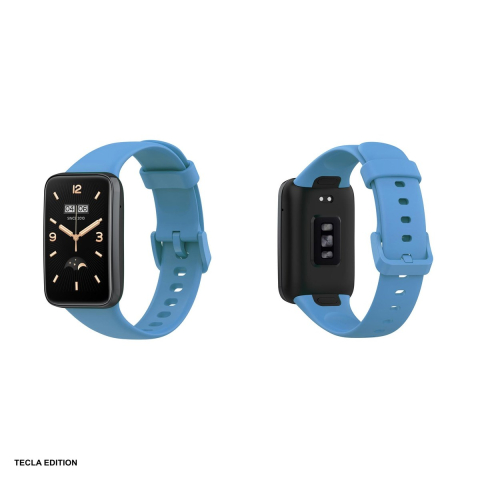 Curea smartwatch pentru Xiaomi Mi Band 7 Pro, silicon, albastru deschis [3]