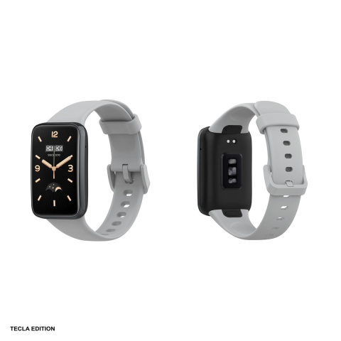 Curea smartwatch pentru Xiaomi Mi Band 7 Pro, silicon, gri [3]
