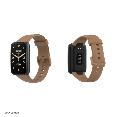 Curea smartwatch pentru Xiaomi Mi Band 7 Pro, silicon, maro [3]