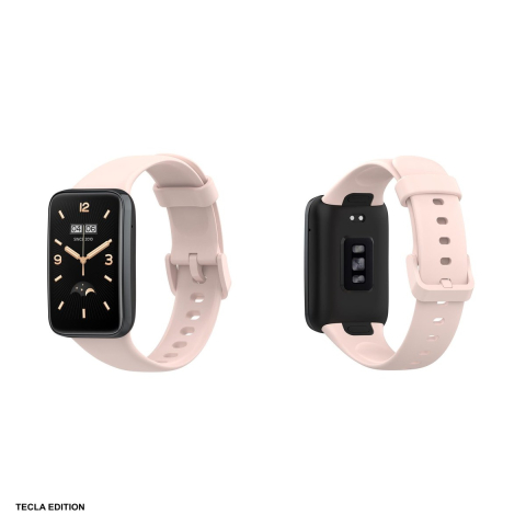 Curea smartwatch pentru Xiaomi Mi Band 7 Pro, silicon, roz deschis [3]