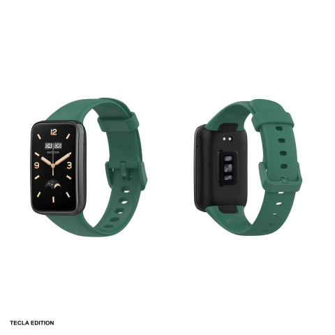 Curea smartwatch pentru Xiaomi Mi Band 7 Pro, silicon, verde [3]