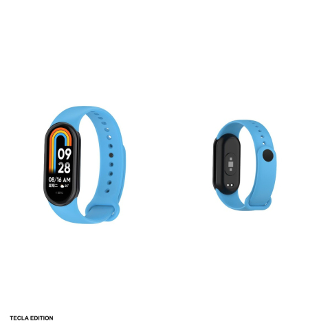 Curea smartwatch pentru Xiaomi Mi Band 8/9, silicon, albastru [3]