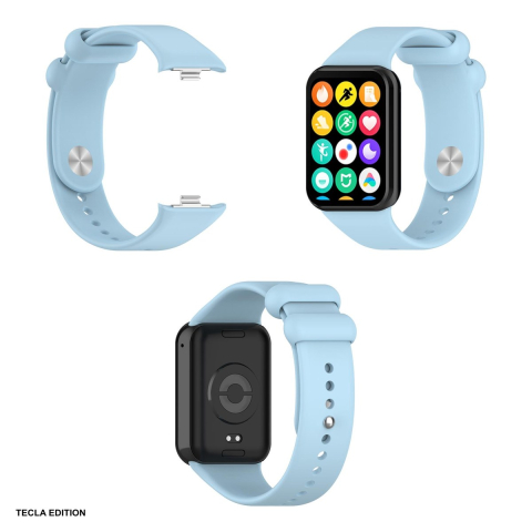 Curea smartwatch pentru Xiaomi Mi Band 8 Pro, silicon, albastru deschis [3]