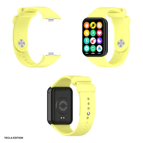 Curea smartwatch pentru Xiaomi Mi Band 8 Pro, silicon, galben [3]
