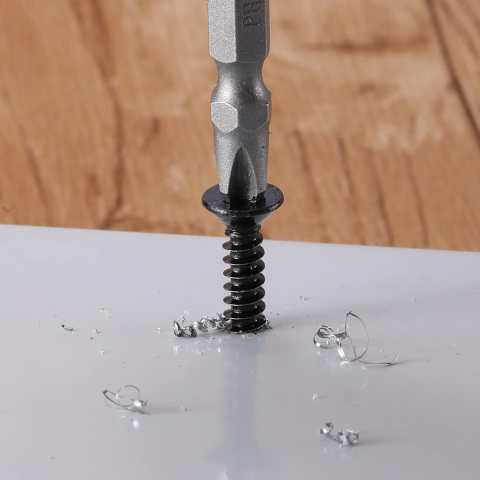 Cutie 1000 bucati Surub Autoperforant pentru Rigips, 3.5 x 55 mm, Cap Inecat, Otel Fosfatat, Lungime Extra, pentru Aplicatii Speciale Extreme [4]