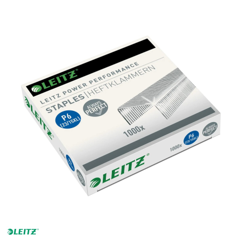 Accesorii birou - Cutie 1000 capse Leitz Power Performance, P6, 23/15XL, 2-120 coli