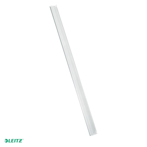 Sine prindere documente - Cutie 50 sine legare documente Leitz, plastic, A4, 6 mm, capacitate 60 coli, pentru documente perforate, transparent