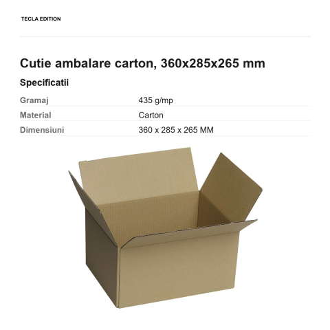 Cutie ambalare carton, 360x285x265 mm [2]