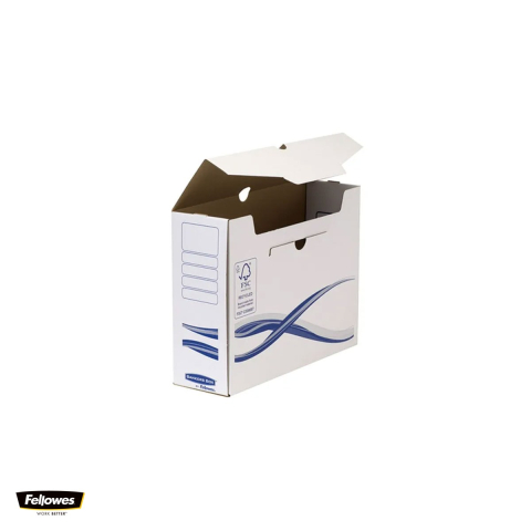 Cutie arhivare Fellowes Bankers Box, 10 cm, alb, 250x97x325 mm [3]