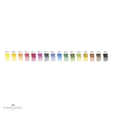 Cutie cadou 16 markere solubile Faber-Castell A.Durer, varf dublu pensula si carioca, set complet cu accesorii pentru acuarela [3]